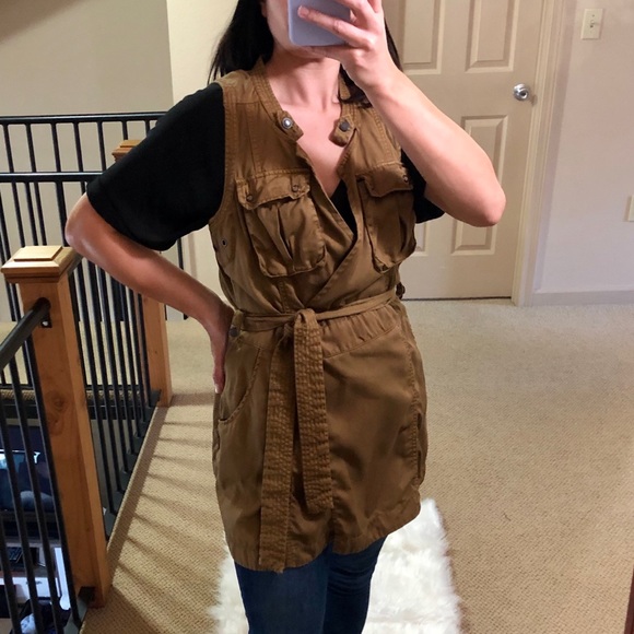 Free People | Utility Sleeveless Wrap Vest - Picture 1 of 15